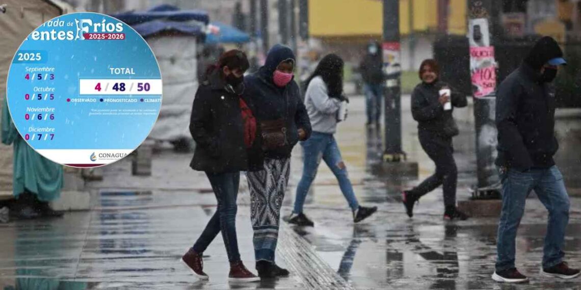 ¿Cuántos Frentes Fríos ingresarán a México en octubre, según el SMN?