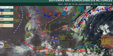 ¿Dónde habrá vientos fuertes y lluvias torrenciales debido al Ciclón Lorena?