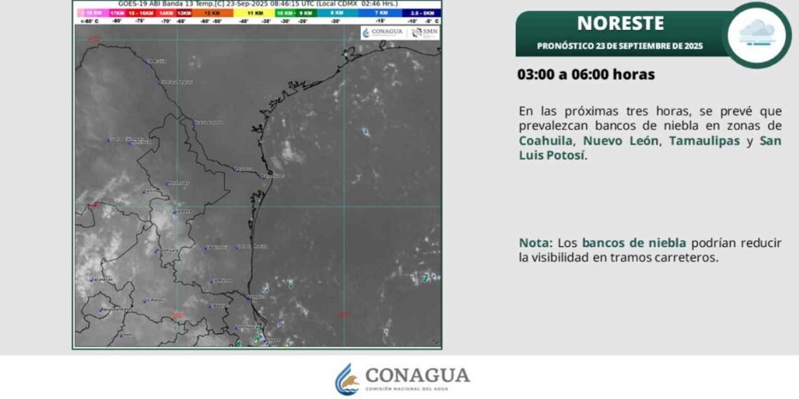 ¿Frente frío afectará a Tamaulipas con precipitaciones y viento?