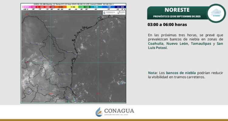 ¿Frente frío afectará a Tamaulipas con precipitaciones y viento?