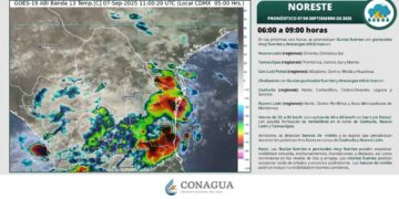 ¿Habrá lluvias con granizo debido al Frente frío número 2?