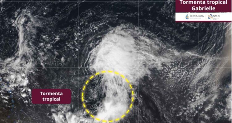 ¿Impactará Gabrielle a México como huracán de categoría 1?