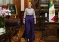 ¿Qué significado tiene el vestido morado de Claudia Sheinbaum en su primer Grito?