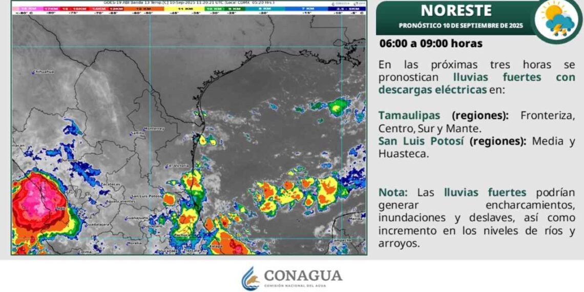 ¿Regresará el calor a Tamaulipas o seguirán las lluvias?