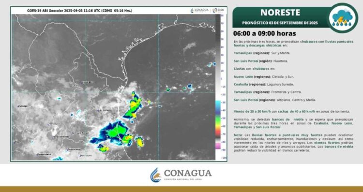 ¿Sistema frontal No. 1 traerá a Tamaulipas bajas temperaturas, según el SMN?