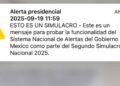 ¿Un bolillo para el susto?: Así sonó la alerta sísmica en los celulares durante el Simulacro Nacional