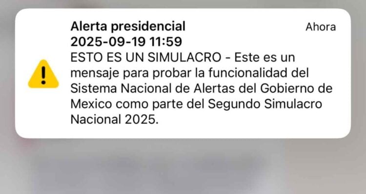 ¿Un bolillo para el susto?: Así sonó la alerta sísmica en los celulares durante el Simulacro Nacional