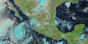 ‘Mario’ se convierte nuevamente en tormenta tropical en el Océano Pacífico; así se ve