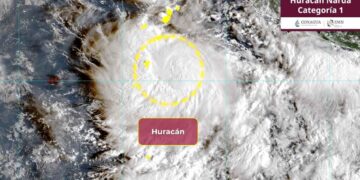 ‘Narda’ se intensifica a Huracán de categoría 1: ¿Cuál es su trayectoria?