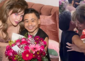 Abelito sorprende a Belinda con flores y un tierno encuentro en el teatro