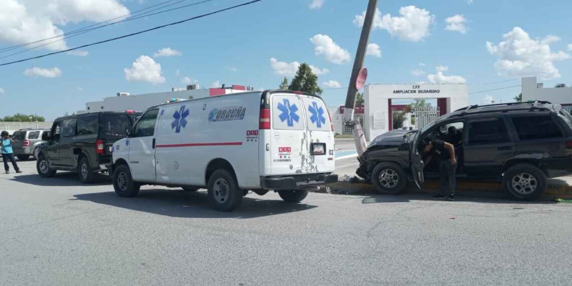 Abuelito choca en Matamoros