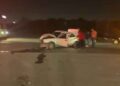 accidente múltiple Escobedo