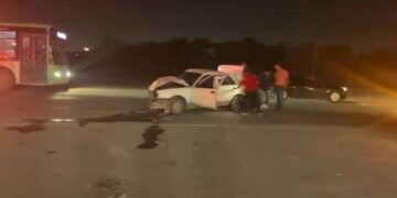 accidente múltiple Escobedo