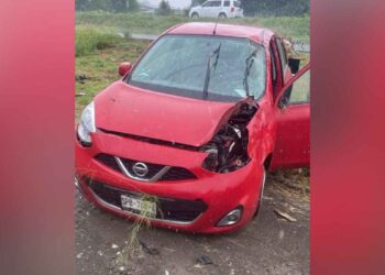 Accidente vial en Hualahuises
