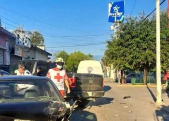 Adulto mayor resulta lesionado tras fuerte carambola en Montemorelos, Nuevo León