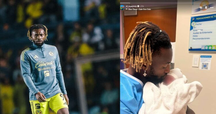 Allan Saint-Maximin anuncia el nacimiento de su hijo en México