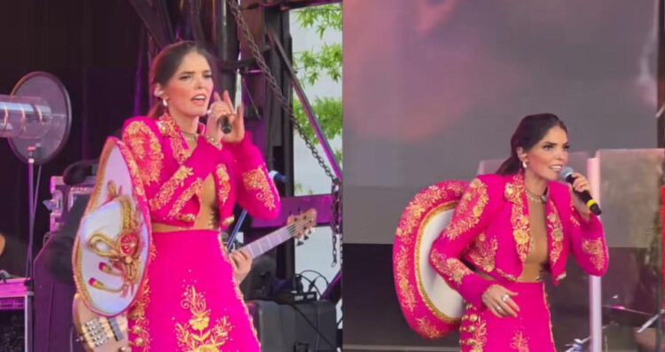 Ana Bárbara pierde la paciencia en pleno show por falla de audio