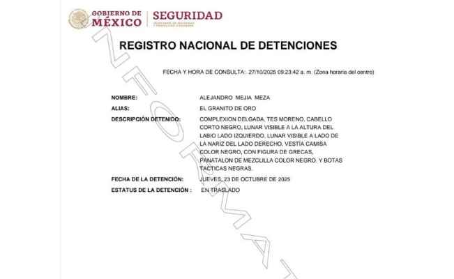 Arrestan a Alejandro "N", alias “El Granito de Oro”, expolicía de Iguala y presunto implicado en el Caso Ayotzinapa