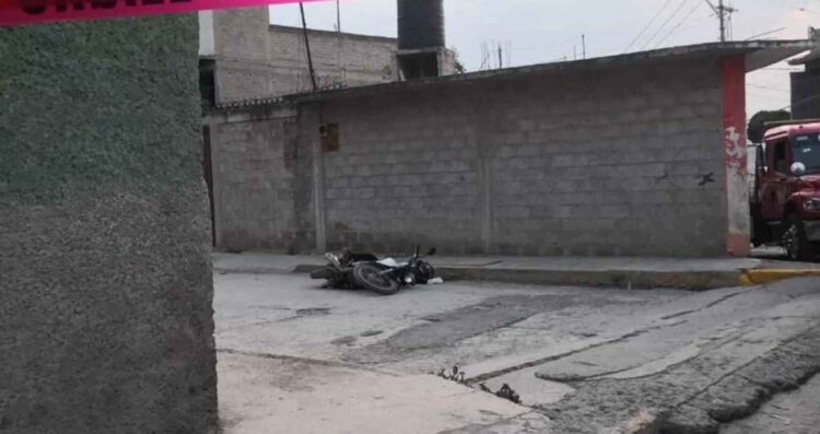 Asesinan a motociclista en Ecatepec