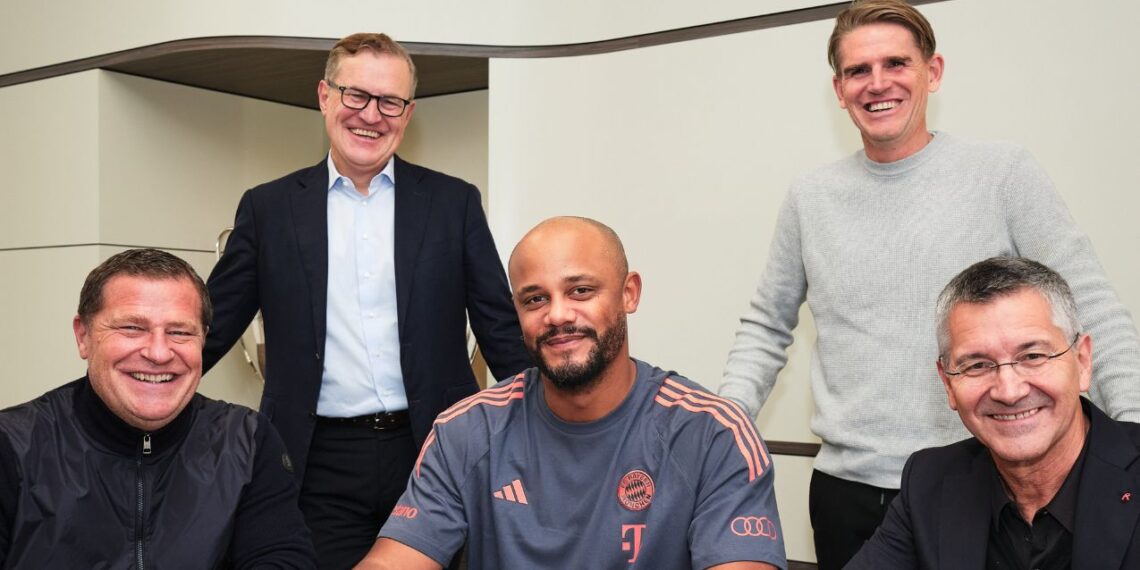 Bayern Munich renueva a Vincent Kompany hasta 2029 tras su exitoso inicio en el banquillo