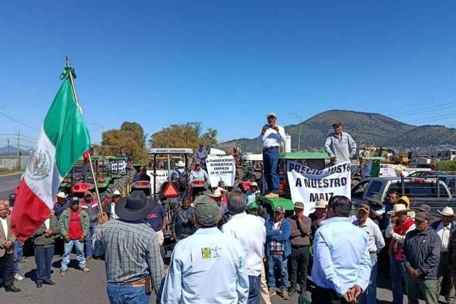 Campesinos exigen precio justo del maíz y advierten que “la lucha arreciará”