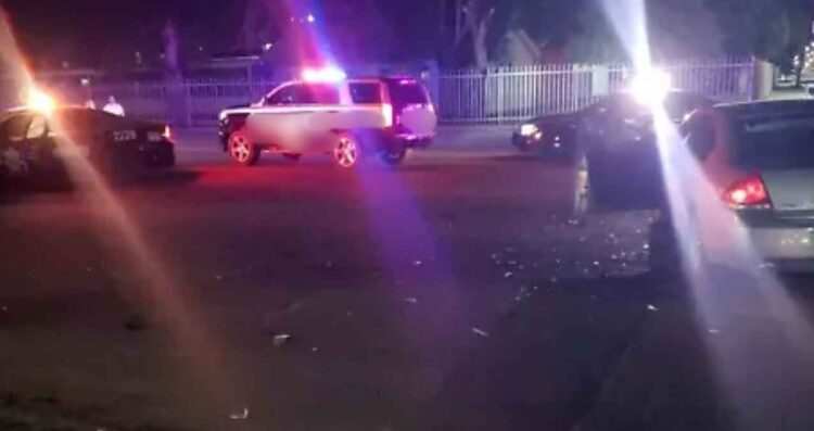 Choca poste en Nuevo Laredo