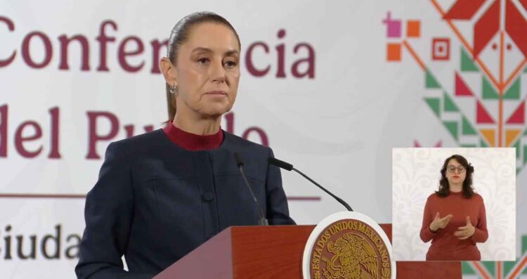 Claudia Sheinbaum critica los bombardeos de EE. UU. a supuestas narcolanchas en aguas internacionales