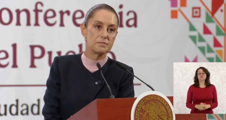Claudia Sheinbaum rechaza decisión de EU de cancelar vuelos del AIFA