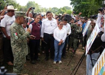 Claudia Sheinbaum visita zonas afectadas de Puebla para apoyar a damnificados por las lluvias