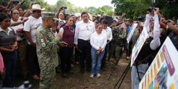 Claudia Sheinbaum visita zonas afectadas de Puebla para apoyar a damnificados por las lluvias
