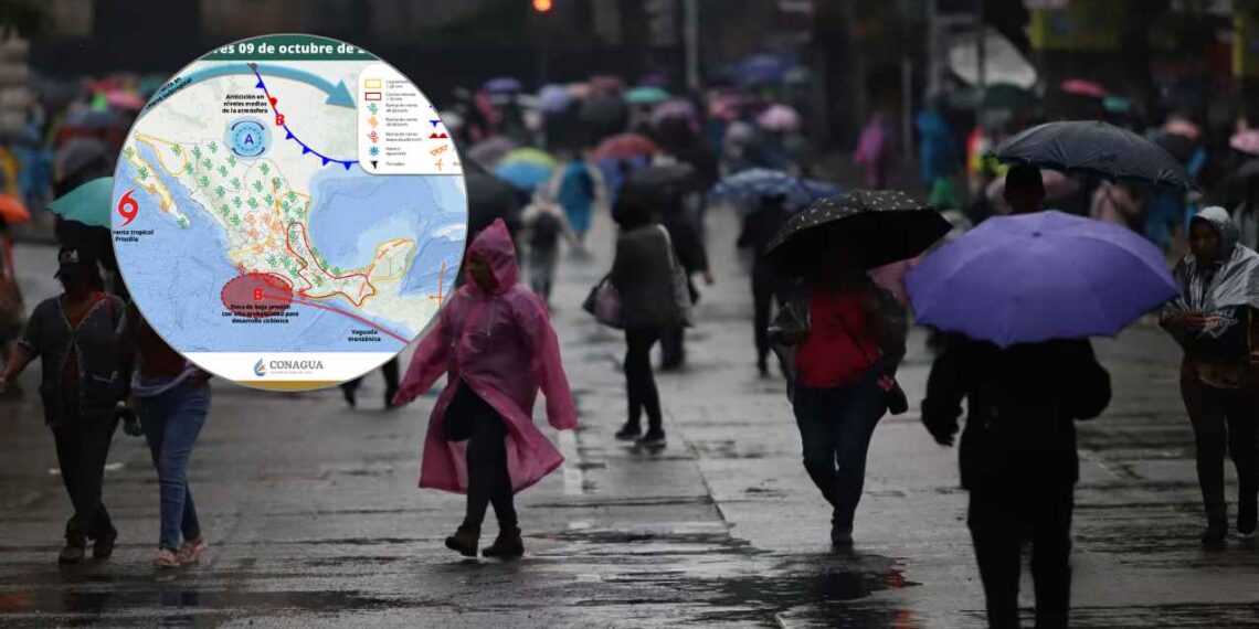Clima en México 9 de octubre