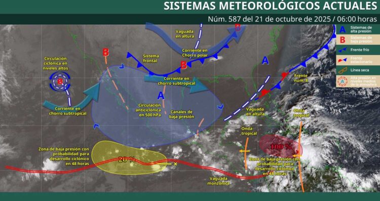 ¿Cómo afectará la llegada de un nuevo frente frío a México?