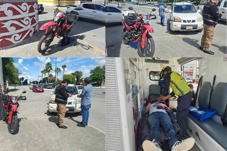 Conductor provoca accidente en Victoria (1)