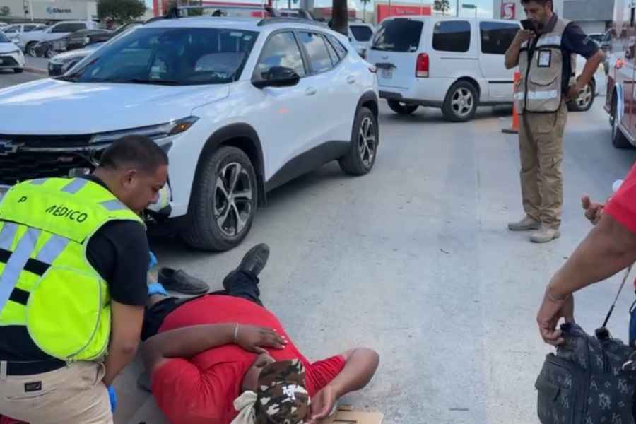 Dama atropella a trabajador en Matamoros (1)