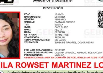 Desaparece adolescente en Anáhuac, Nuevo León; piden apoyo para localizarla