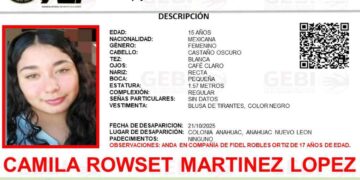 Desaparece adolescente en Anáhuac, Nuevo León; piden apoyo para localizarla