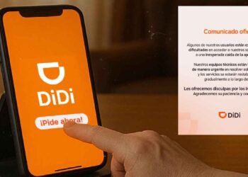 Didi emite comunicado tras fallas en su aplicación