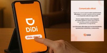 Didi emite comunicado tras fallas en su aplicación