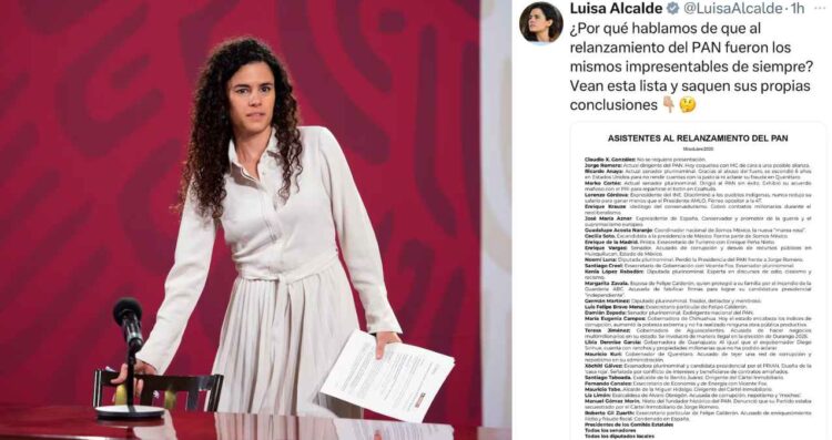 Diputadas del PAN afirman que a Luisa Alcalde “le molesta” el relanzamiento del partido