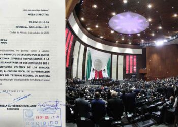 Diputados federales reciben la minuta del Senado con reformas a la Ley de Amparo