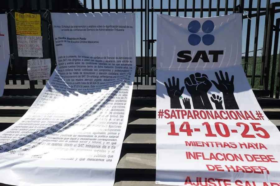 SAT asegura operación estable y diálogo abierto tras paro de trabajadores