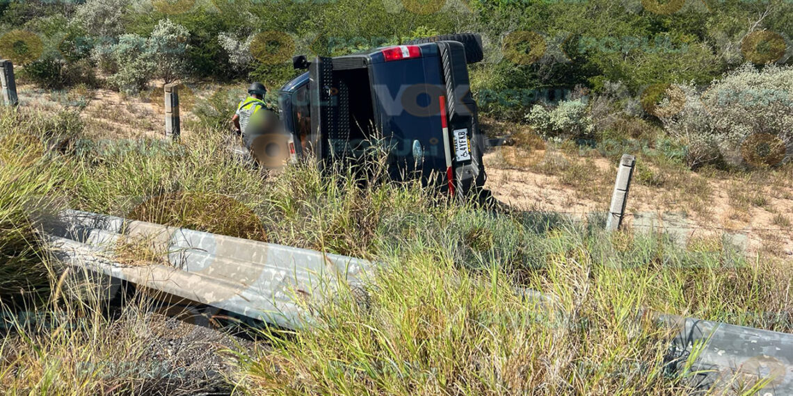 Dos texanos resultan con heridas leves tras volcadura en Reynosa, Tamaulipas