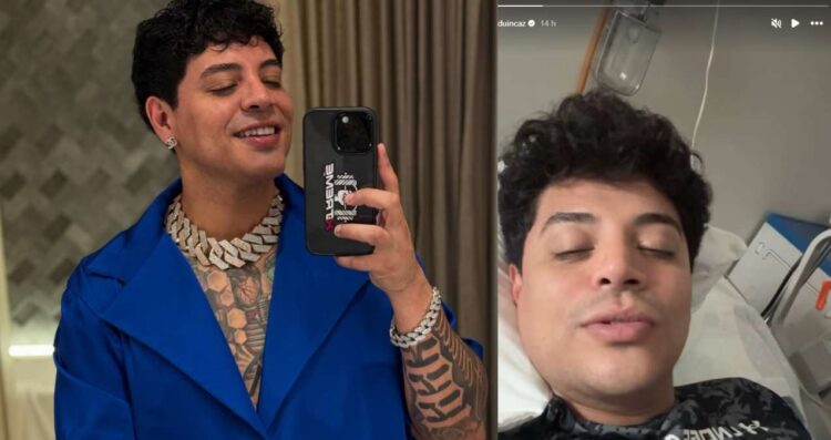 Eduin Caz preocupa a fans tras publicar foto desde el hospital