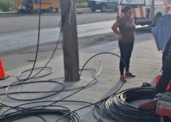 Empleado lesionado en Escobedo