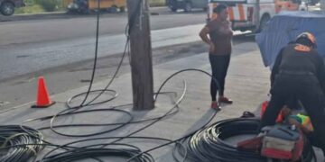 Empleado lesionado en Escobedo