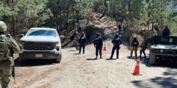 policías enfrentamiento Moris Chihuahua