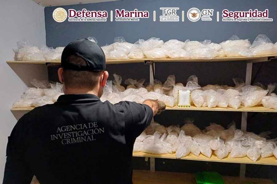 FGR metanfetamina Sinaloa