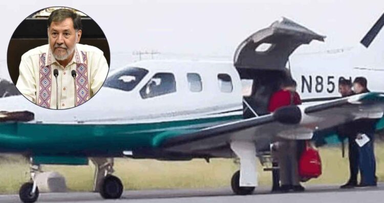 Fernández Noroña desata críticas por presuntamente gastar más de 250 mil pesos en vuelo privado