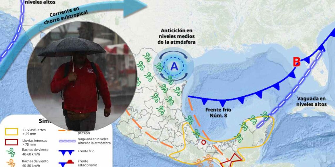 Frente Frío 8 a México