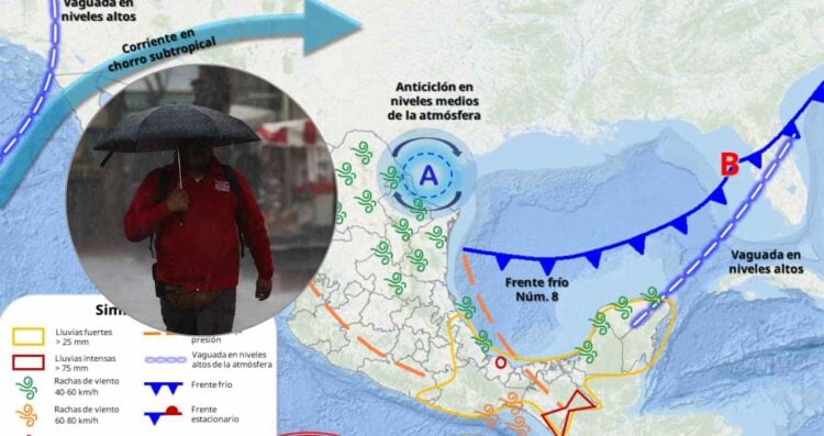 Frente Frío 8 a México